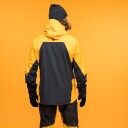 Bergans of Norway Y MountainLine Hybrid Softshell Jacket Herre Mango Yellow/Dark Shadow Grey L