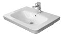 Duravit Durastyle Møbelservant 800x480 mm. m/1 blanderhull, Wondergliss