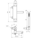 Tapwell Evm026 Badekararmatur Oksiderende Messing (TA-9418675)