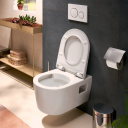 Hansgrohe EluPura S Vegghengt Toalett 36x54 cm u/skyllekant Hygiene Hvit