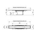 PURUS LINE 1000 TILE GAVEL Ø75