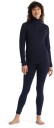 Icebreaker 260 Tech Ls Half Zip Dame Ib/Midnight Navy S