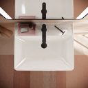 Hansgrohe Xanuia Q Vegghengt Servant 60x48 cm m/1 bl.hull m/ol Hvit m/SC