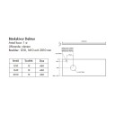 Macro Design Crown+ Dekton Benkeplate 121cm Sabbia / Venstre