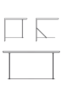 Hafa Igloo Pro Dusjvegg 100, Alu/Frostet glass