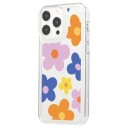 iPhone 15 Pro Fashion TPU-deksel fargerike blomster