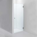 INR Iconic Nordic Rooms Dusjnisje ARC 2 Original Brushed Stainless / 90cm Klart Glass