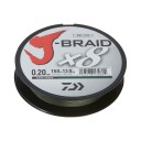 Daiwa J-Braid X8 multifilament sene - 300 meter - 0,28 mm