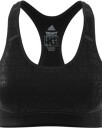 Adidas Dont Rest Alphaskin 3 Stripes Sports Bra Black/Print L