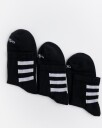 Adidas Half Cushioned 3 Stripes Quater Socks 3 pack Black XS