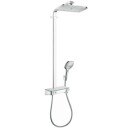 Hansgrohe Raindance Select E360 1jet 360x190 mm, Hvit/Krom