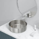 Bathlife Juvel Toppmontert Servant 406x406x120 mm, Børstet Nikkel