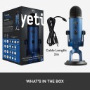 Blå Mic Yeti USB - Midnight Blå - Microphone for Windows PC and Mac