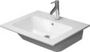 Duravit Me By Starck Møbelservant 630x490 mm, u/blanderhull, Wondergliss