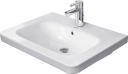 Duravit DuraStyle Møbelservant 650x480 mm, 1 bl.hull, u/o.l, Hvit m/WG