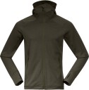 Bergans Men's Ulstein Wool Hood Jacket M Dark Green Mud