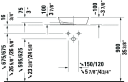 Duravit Cape Cod Toppmontert servant 430x430 mm, u/bl.hull, u/overløp, Hvit