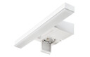 Sg Armaturen As View vegglampe baderom 46 cm 2700K 16W IP44 m/Stikkontakt - Hvit