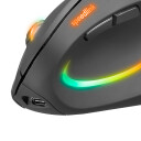 Speedlink - PIAVO PRO Illuminated Rechargeable Vertical Ergonomic Mouse - wireless, rubber-black