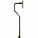 Tapwell Xa200 Vannlås S-gulvavløp Ø32mm Brushed Nickel