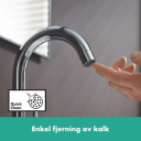 Hansgrohe Talis S 1-greps servantbatteri Krom, med høy tut