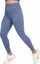 Nike Dri-Fit Go High Waist Tights Dame Diffused Blue/Black XS