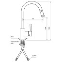 Tapwell Evo185 Uttrekk Black Chrome (TA-4230614)