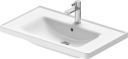 Duravit D-Neo Møbelservant 800x480 mm, 1 bl.hull, m/o.l, Hvit m/WG