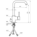 Tapwell Evo984 Avstengning Oksiderende Kobber (TA-9423469)