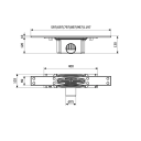 PURUS LINE TWIST 700MM Ø75 M/SIDEUTLØP