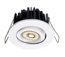 NP Eco LED Downlight 3000K 8W IP44 Matt Hvit