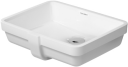 Duravit Vero Servant for underliming 430x315 mm, med overløp, Wondergliss