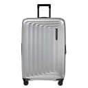 Samsonite NUON utvidbar stor koffert 75 cm Matt Silver