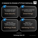 Samsung 75" Crystal UHD DU7105 4K Smart TV (2024), Black