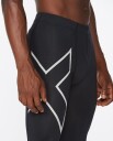 2xu Aero Vent Compression Tights Herre Black/Silver Reflective S