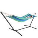 Hammock hengematte med stativ -grønn - 200x80cm