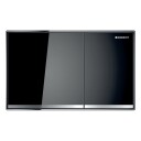 Geberit Sigma 60 betjeningsplate, hvit glass