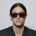 A. Kjærbede Fame Sunglasses Burgundy Transparent KL2206-BTR