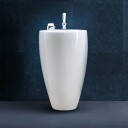 Ilbagno Alessi One servant, 52x53 cm, hvit