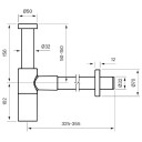 Tapwell Xacc167 Vannlås Servant Ø32mm Svart Matt