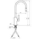 Tapwell Arm185 Uttrekk Svart Matt (TA-9423622)