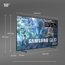 Samsung 50" QLED Q60D 4K Smart TV (2024), Gray