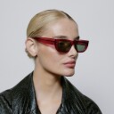 A. Kjærbede Fame Sunglasses Burgundy Transparent KL2206-BTR