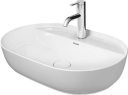 Duravit Luv Toppmontert servant 600x400 mm, 1 bl.hull, u/o.l, Grå m/WG