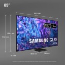 Samsung 85" QLED Q70D 4K Smart TV (2024), Black