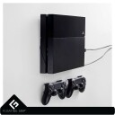 Floating Grip Playstation 4 and Controller Wall Mount - Bundle (Black)