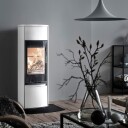 Contura 890G Style hvit vedovn med glassdør