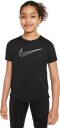 Nike Dri-Fit One Ss Training Top Junior Black/White S (8-10)