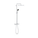 Grohe Vitalio System 250 Cube Dusjsystem 250x250 mm, med termostat, Krom