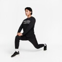 Nike Dri-Fit Miler Uv Long Sleeve Herre Black XL